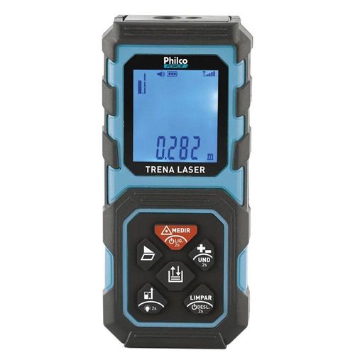 Trena Laser Philco 40m PTL01 - Azul e Preto