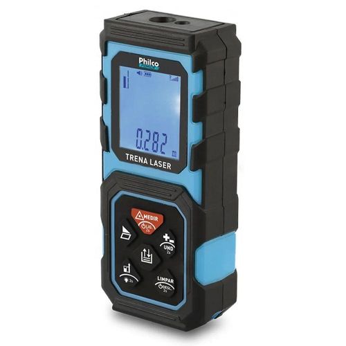 Trena Laser Philco 40m PTL01 - Azul e Preto