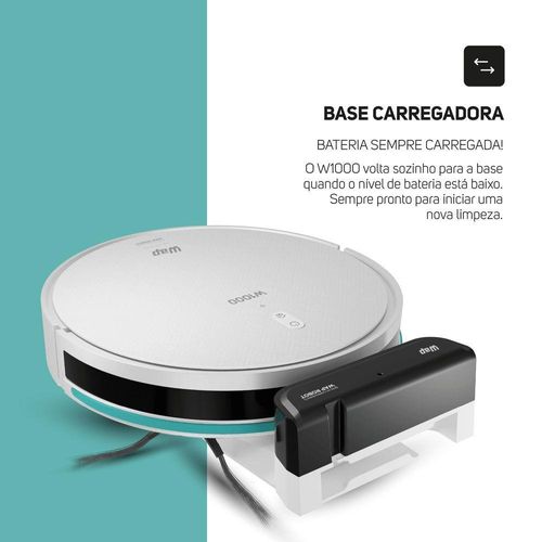 ASPIRADOR DE PO ROBO WAP W1000 BRANCO BIVOLT (FW010142)