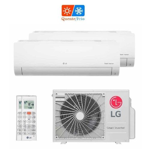 Ar Condicionado Multi Split BI Inverter LG 18000 BTU 2X9000 Quente e Frio 220V Z2UW18GFB1.AWGZBR1