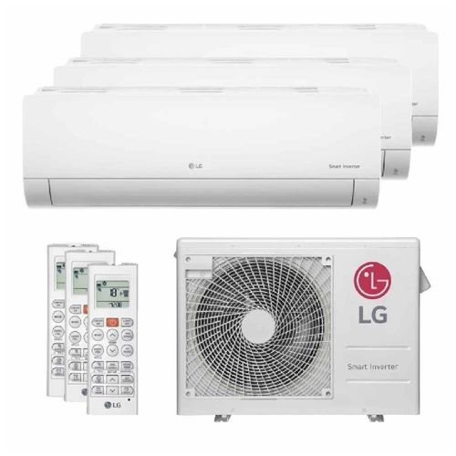 Ar Condicionado Multi Split Tri Split LG 21000 BTU 3x9000 QF Inverter 220V Z3UW21GFB1.AWGZBR1