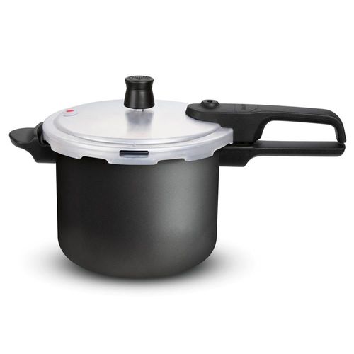 Panela de Pressão 4,5L Fechamento Externo Segura Rochedo Preta