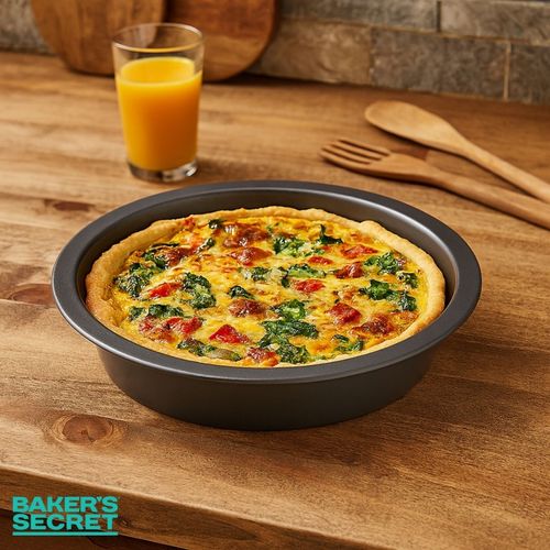 Forma Retdonda Bolo Pão Assadeira Antiaderente Forno 24cm