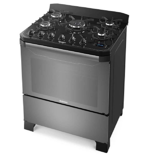 Fogao Itatiaia Itamaster 5 Bocas Digital Reflecta Tripla Chama Bivolt (3700000336)