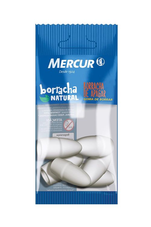 Borracha Ponteira Branca Mercur