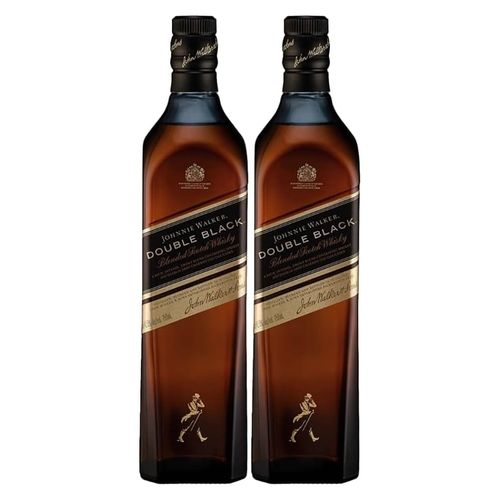 COMBO COM 2 WHISKY JOHNNIE WALKER DOUBLE BLACK 1L