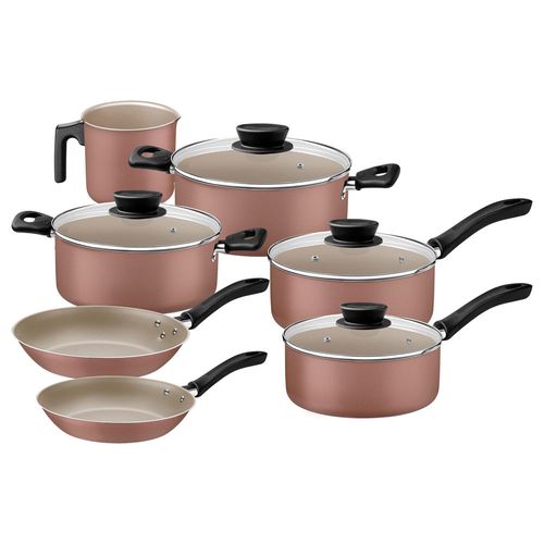 Conjunto com 4 Panelas Antiaderente Linz Mocaccino Tramontina