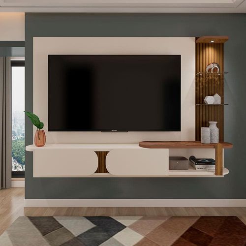Painel Artely Toronto com 2 Portas, Ideal para TV de até 72”