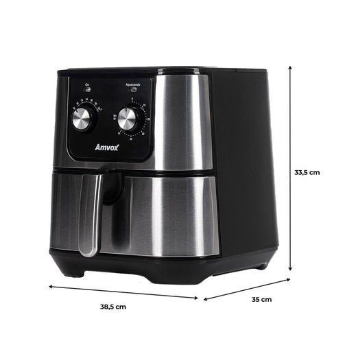 Fritadeira Air Fryer 7L Amvox ARF1255M Inox 127V