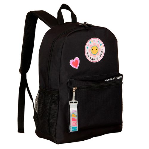 Mochila Juvenil "17 Feminina Bad Vibes MF25109 -Clio