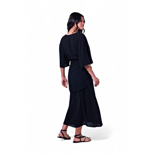 Vestido Feminino Comprido Viscose