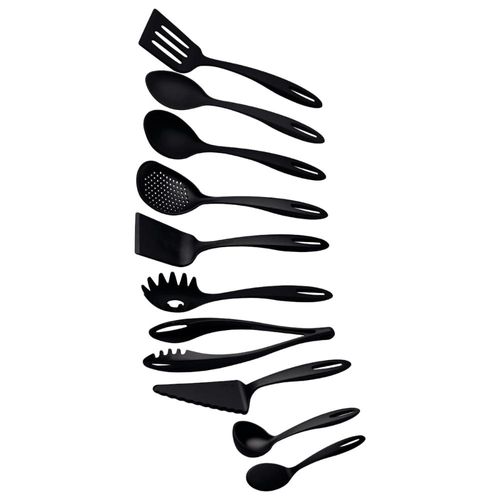 Jogo de Utensílios Tramontina Ability em Nylon Preto 10 Peças