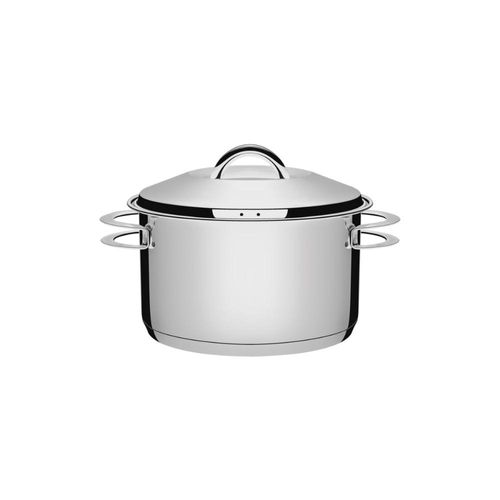 Caçarola Tramontina Solar Funda em Aço Inox Fundo Triplo com Tampa e Alças 20 cm 3,6 L