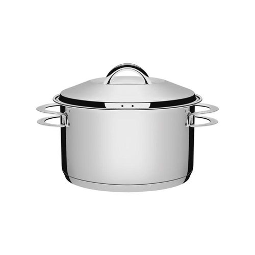 Caçarola Tramontina Solar Funda em Aço Inox Fundo Triplo com Tampa e Alças 24 cm 6,1 L