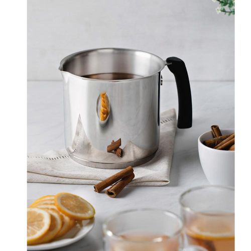 Fervedor Tramontina Duo Silicone em Aço Inox Fundo Triplo e Silicone 14 cm 2,0 L