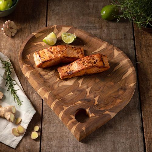 Tábua para Servir Tramontina Folíum em Madeira Teca