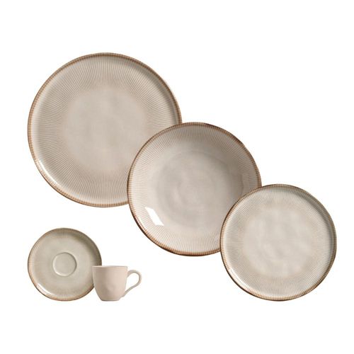 Aparelho de Jantar 30 Peças Bio Raio Porto Brasil