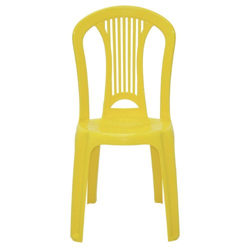 Cadeira Bistrô Tramontina Atlântida Basic em Polipropileno Amarelo