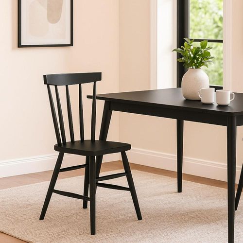 Cadeira de Madeira Maciça Údine Ébano Piratini