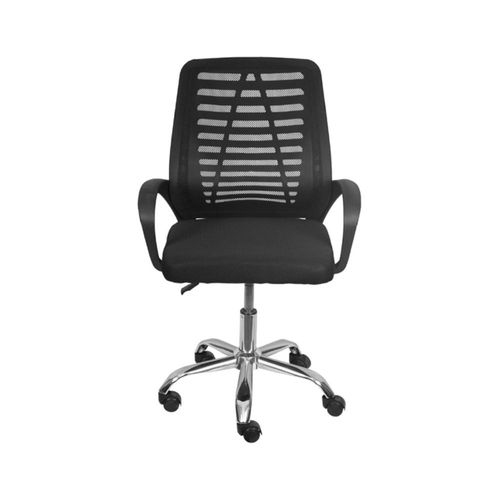 Cadeira de Escritório Giratória Viena Preto Encosto Tela Mesh Or Design
