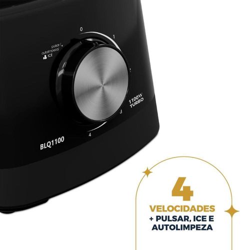 Liquidificador britânia blq1100 1100w preto