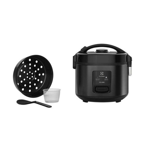 Panela de arroz eletrica electrolux 2l preta efficient visor glass por rita lobo erc10