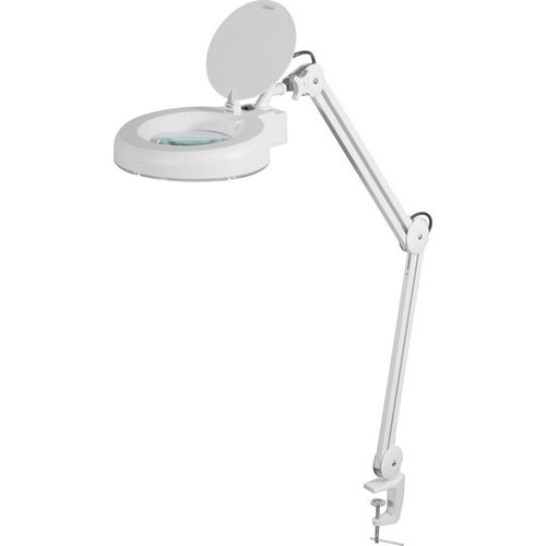 Lupa articulada c/ led bivolt c/ fixador p/ bancada vonder