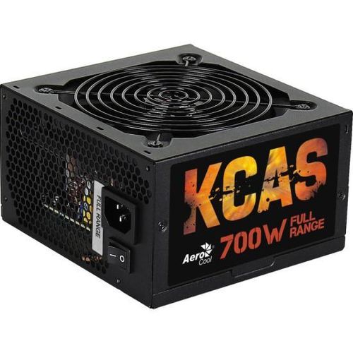 Fonte gamer atx aerocool kcas 700w 80 plus full range apfc