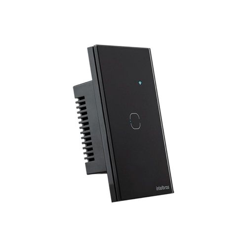 Interruptor touch wi-fi 1 tecla preto ews 1001 intelbras