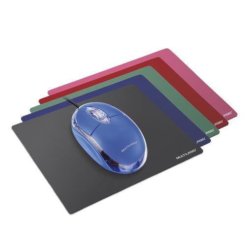 Caixa com 40 mouse pads cores sortidas multilaser - ac066
