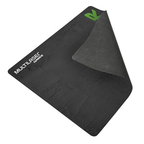 Combo mouse e mousepad gamer 3200dpi preto e verde multilaser - mo273out [reembalado]