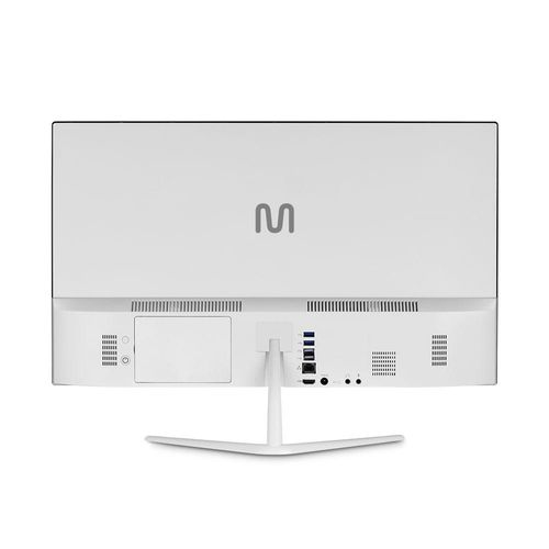 All in one, windows 11 home, celeron 4gb 120gb ssd, tela 23,8''fhd + microsoft 365 branco ultra - ub830