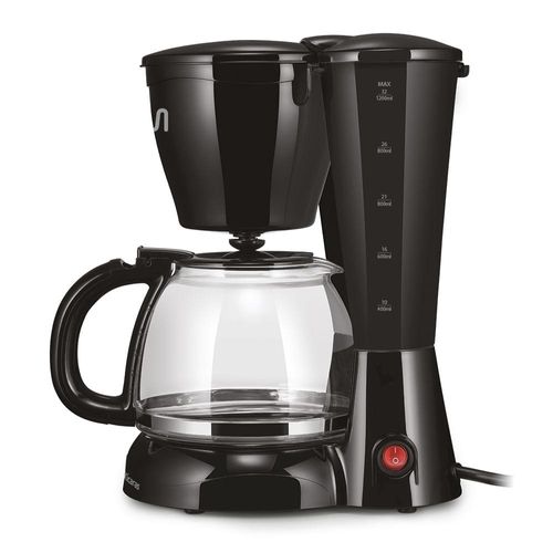 Cafeteira elétrica 32 xícaras filtro reutilizável e colher dosadora 127v multi - go037