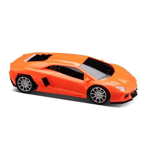 Carrinho com volante e pedal racing control nitro laranja multikids - br1144