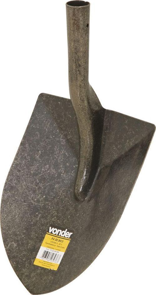 Pá de bico 250x305mm n.3 sem cabo vd100 vonder